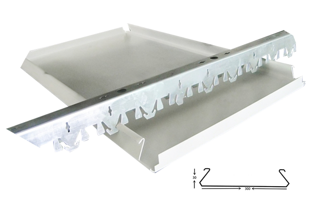 Sistema de techo de tira lineal de aluminio