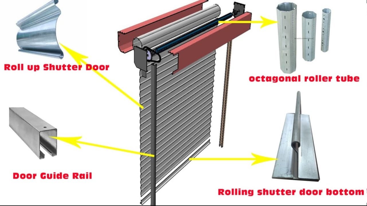 máquina perfiladora de puertas de persiana